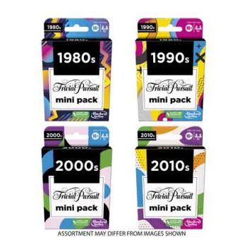 Trivial Pursuit Mini Pack assorted ( ONLY SOLD in Carton of 8 )