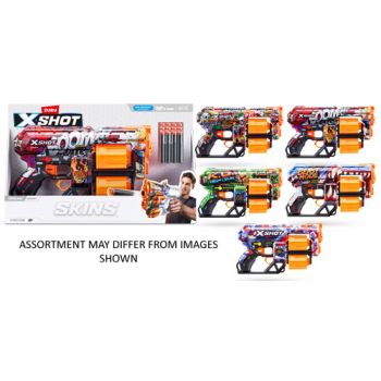 Zuru XSHOT Skins Dread with 12 Darts assorted ( was RRP $34.99 )