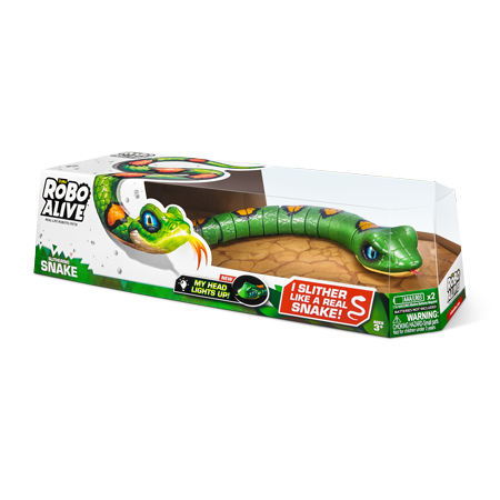 ZURU Robo Alive Robotic Snake Light Up assorted