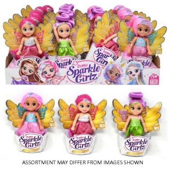 "ZURU Sparkle Girlz 4.7"" Fairy Cupcake Doll assorted ( ONLY SOLD in Display of 24 )"