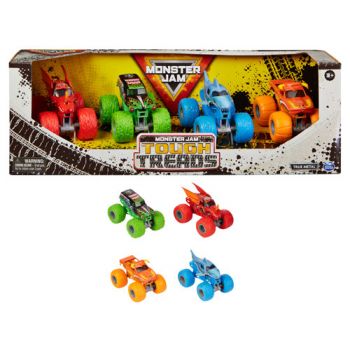 Monster Jam 1:64 Diecast 4 Pack Tough Treads