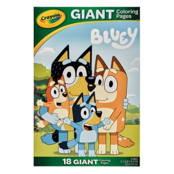 Crayola Giant Colouring Pages - Bluey