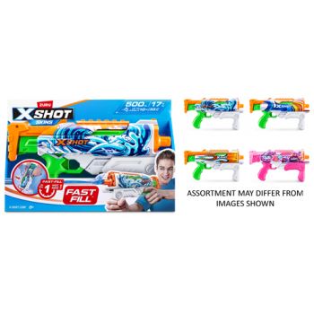 Zuru XSHOT Fast Fill Skins Water Gun - Hyperload Assorted