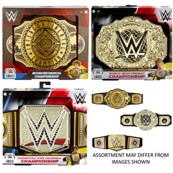 WWE Championship Belt assorted ( ONLY SOLD in Carton of 4 )