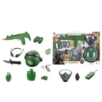Elite Troops Weapon Playset w/Helmet 14pc