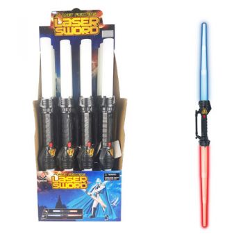 Laser Sword Handle Grip - Twin Rectractable Lights & Sounds ( ONLY SOLD in Display of 12 ) ( was RRP $14.99 )