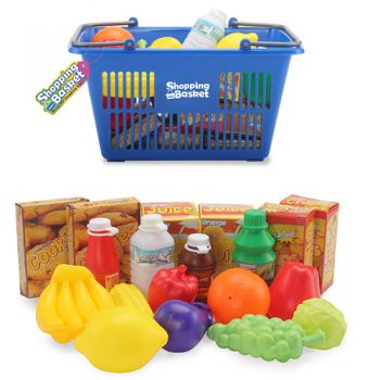 Shopping Fruit & Accessories Basket 19 pc