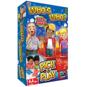 Travel Game Who's Who Pick & Play Game ( was RRP $9.99 )