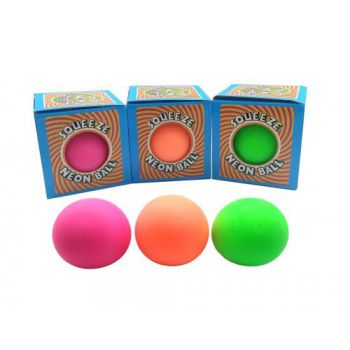 Squeeze Neon Ball 10cm