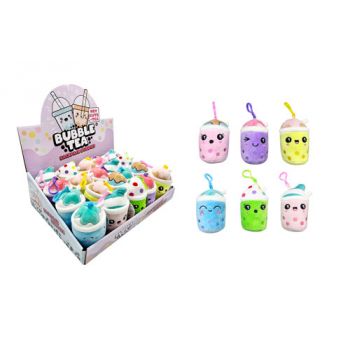 Bubble Tea Backpack Clip 10cm ( ONLY SOLD in Display of 20 )
