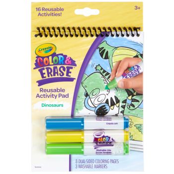 Crayola Color & Erase Reusable Activity Pad - Dinosaurs