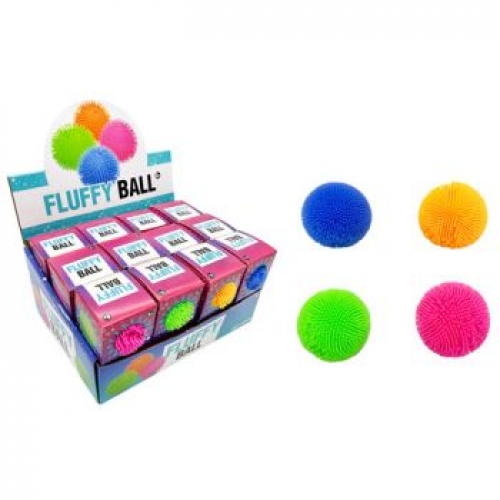 Fluffy Ball 6cm ( ONLY SOLD in Display of 24 ) All Brands Toys Pty Ltd