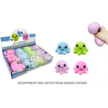 Octopus Ball 5.5cm assorted ( ONLY SOLD in Display of 12 )