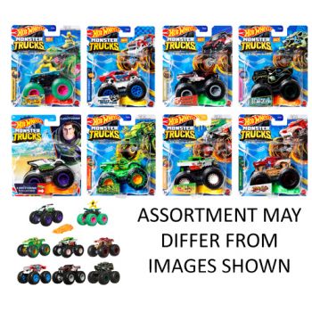 Hot Wheels Monster Trucks 1:64 assorted ( ONLY SOLD in Carton of 8 )