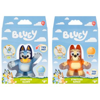 Bluey Stretchy Hero Figures assorted