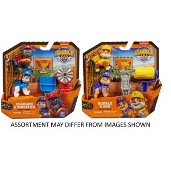 Rubble & Crew 2pk Figures Assorted ( ONLY SOLD in Carton of 4 ) ( was RRP $26.99 ) Rubble & Crew 2pk Figures Assorted ( ONLY SOLD in Carton of 4 ) ( was RRP $26.99 )