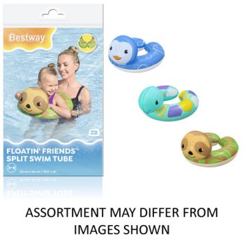 Floating Friends Split Swim Tube assorted