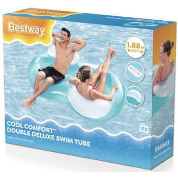 Cool Comfort Double Deluxe Swim Tube ( was RRP $39.99 )
