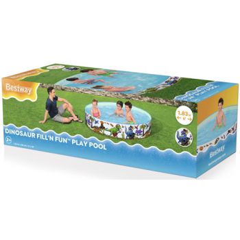 Fill n Swim Dinosaur 6ft Play Pool