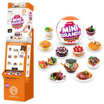 ZURU Mini Brands Create - MASTER CHEF Series 1 ( ONLY SOLD in Floor Display of 60 ) ( was RRP $14.99 )