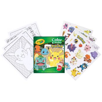 Crayola Color & Sticker Book - Pokemon