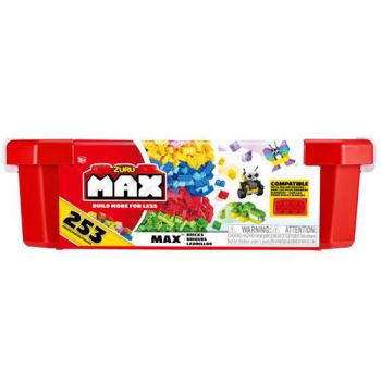 Zuru MAX Build Construction Value Tub 253 Bricks ( was RRP $24.99 )