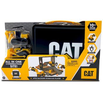 CAT Little Machines Store n Go Playset with 3 Vehicles