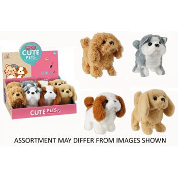 Electronic Plush Pet Dog assorted ( ONLY SOLD in Display of 8 )