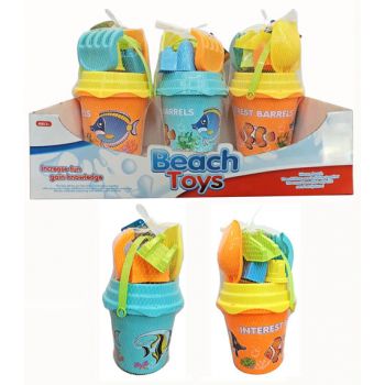 Beach Bucket Set ( ONLY SOLD in Display of 6 ) ( was RRP $12.99 )