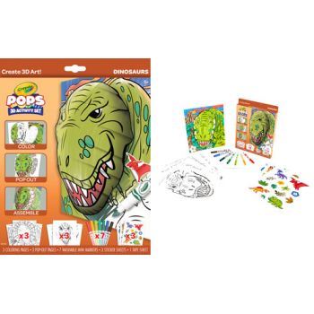 Crayola POPS 3D Activity Set - Dinosaurs