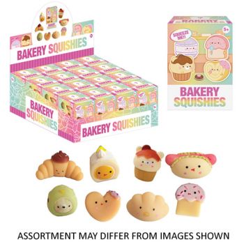 Bakery Squishies 5.5cm assorted ( ONLY SOLD in Display of 16 )