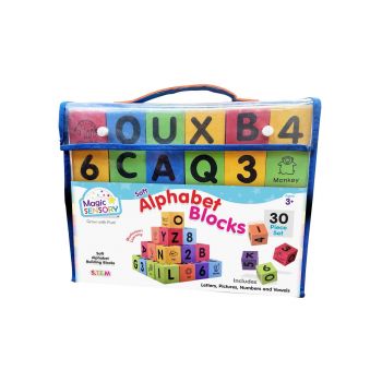 Magic Sensory Alphabet & Number Foam Blocks