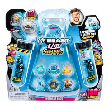 Mr Beast Lab Swarms Mega Lab 12 Pack assorted ( ONLY SOLD in Display of 2 ) ( was RRP $49.99 )