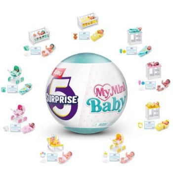 ZURU 5 Surprise My Mini Baby Series 1 ( ONLY SOLD in Display of 24 ) ( was RRP $12.99 )