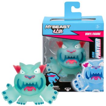 Mr Beast Lab Vinyl Figure Pack - Glow Panther ( was RRP $34.99 )