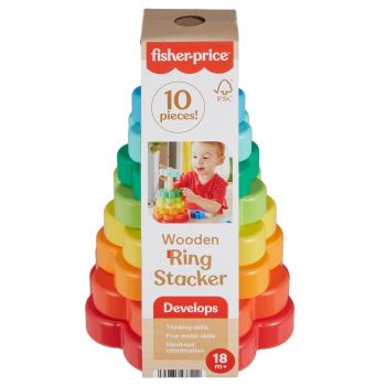 Fisher Price Wooden Ring Stacker