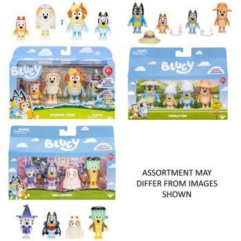 Bluey Series 11 Figure 4 Pack assorted ( ONLY SOLD in Carton of 4 )