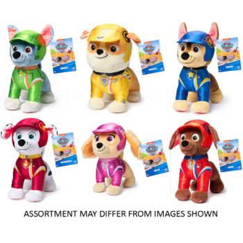 Paw Patrol Rescue Wheels Basic Plush Assorted ( ONLY SOLD in Display of 10 )