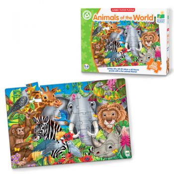 Learning Journey Jumbo Floor Puzzles - Animals of the World