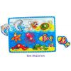 Fun Factory Wooden Puzzle with Knobs - Sea Animals