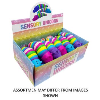 Sensory Unicorn assorted ( ONLY SOLD in Display of 12 )