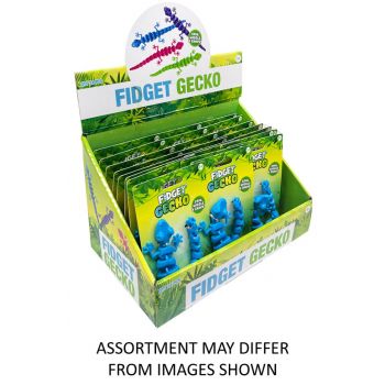 Fidget Gecko assorted ( ONLY SOLD in Display of 24 )