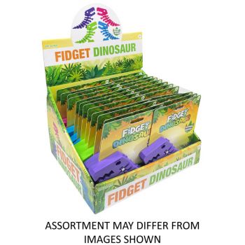 Fidget Dinosaur assorted ( ONLY SOLD in Display of 24 )