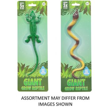 Giant Growing Reptile assorted ( ONLY SOLD in CARTON of 12 )