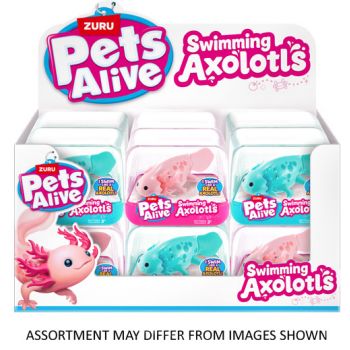 ZURU Pet's Alive Swimming Axolotl assorted ( ONLY SOLD in Display of 12 )