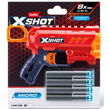 Zuru XSHOT Excel - Micro 2.0 with 8 darts ( ONLY SOLD in Display of 12 )