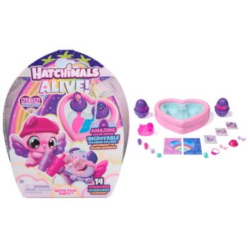 Hatchimals Alive Neon Bestie Pool Party Playset ( was RRP $24.99 )