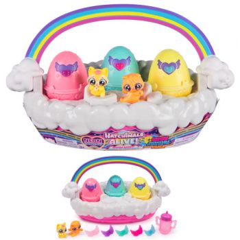 Hatchimals Alive Neon Rainbow Basket ( was RRP $24.99 )