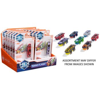 Hex Bots Flash Nano Single assorted ( ONLY SOLD in Display of 12 )