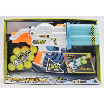 Ballist-X Tri-Blaster with Rotating Barrels includes 9 Balls
